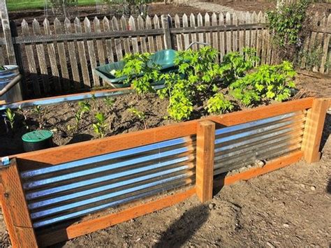 diy flower box with steel roofing|DIY Roofing Sheet Metal Raised Garden Bed: 4 Key .